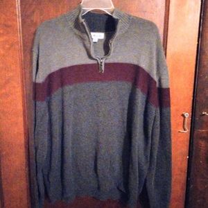 Men's quarter zip sweater